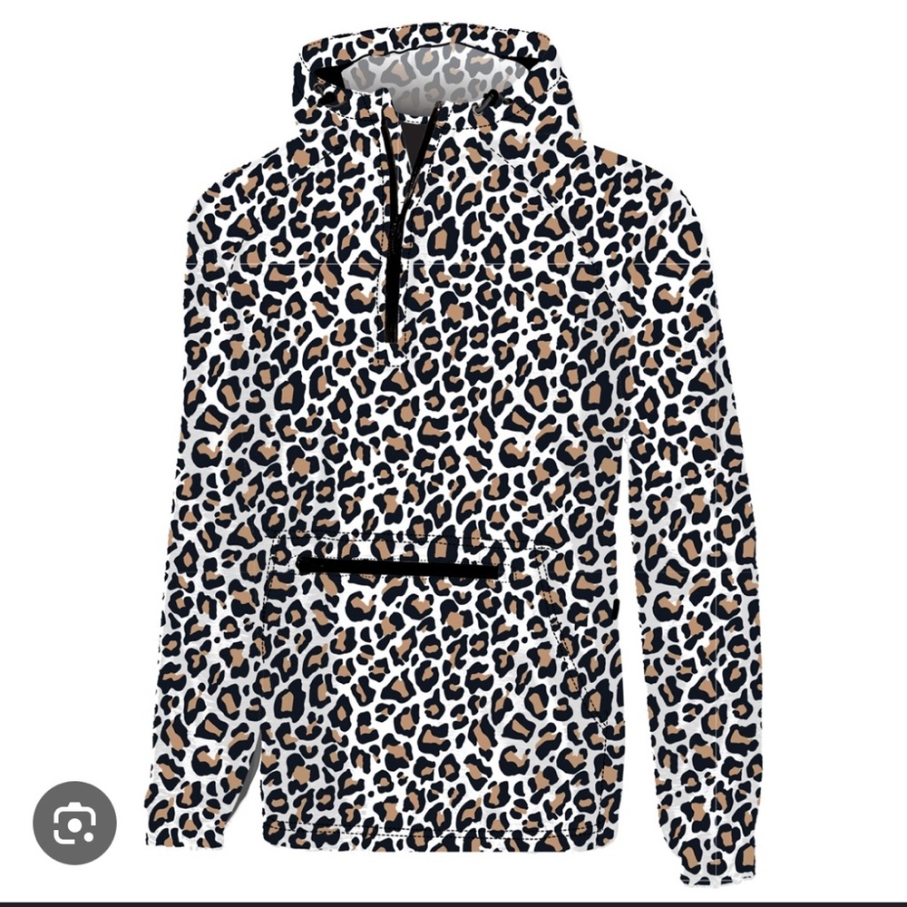 Leopard Print Pullover Hoodie